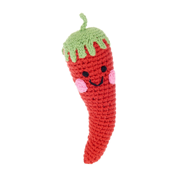 Friendly Chili Pepper Rattle