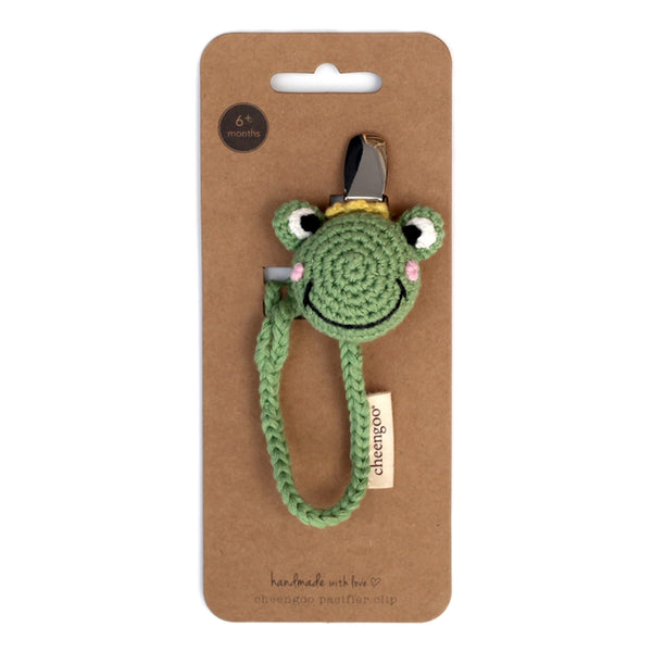 Frog Pacifier Clip