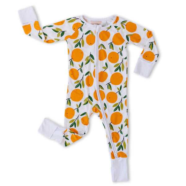 Little Sleepies Clementines Bamboo Zippy