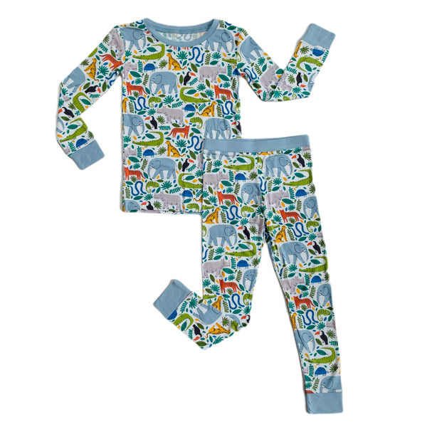 Little Sleepies Jungle Safari Bamboo Pajama Set