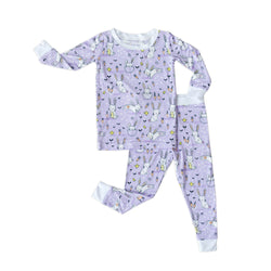 Little Sleepies Lavender Bunnies Bamboo Pajama Set