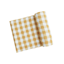 Bamboo Swaddle - Honey Gingham