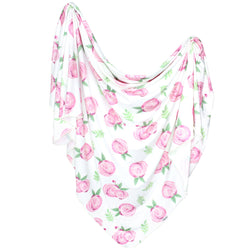 Knit Swaddle Blanket - Grace (Floral)