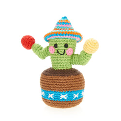 Green Friendly Cactus Rattle