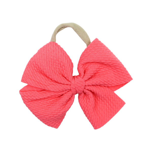 Guava Butterfly Bow (One Size)