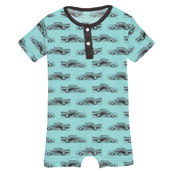 Henley Romper - Hot Rods (Cars)