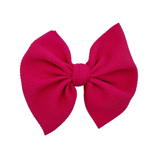 Hot Pink Big Bow (One Size)