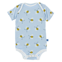 Short Sleeve One Piece - Pond Bees