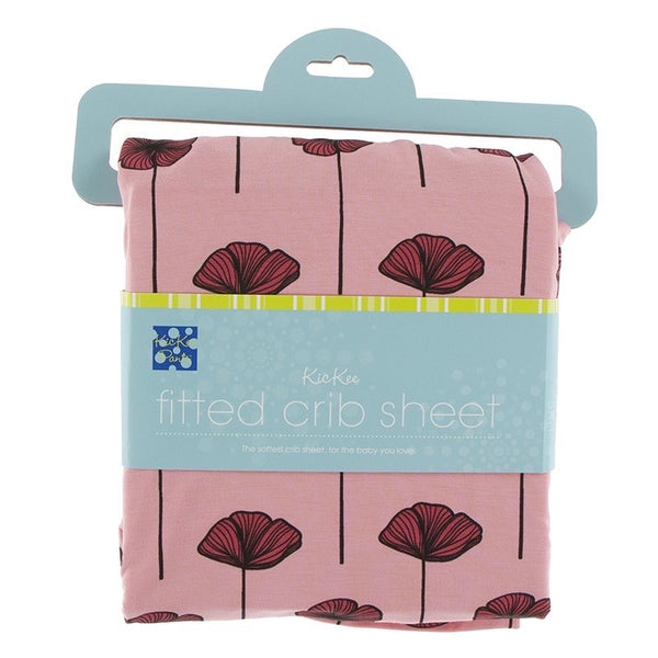 Crib Sheet - Strawberry Poppies