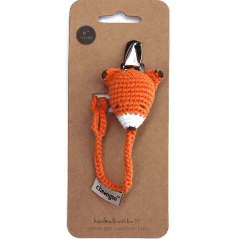 Fox Pacifier Clip