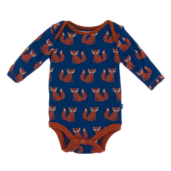 Long Sleeve One Piece - Navy Fox