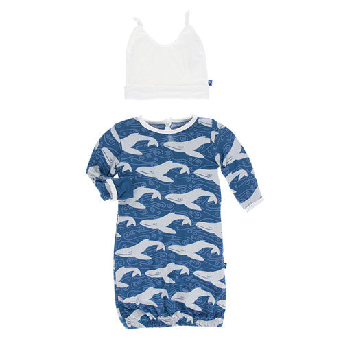 Gown & Hat Set - Twilight Whale