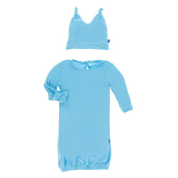 Gown & Hat Set - Confetti Blue