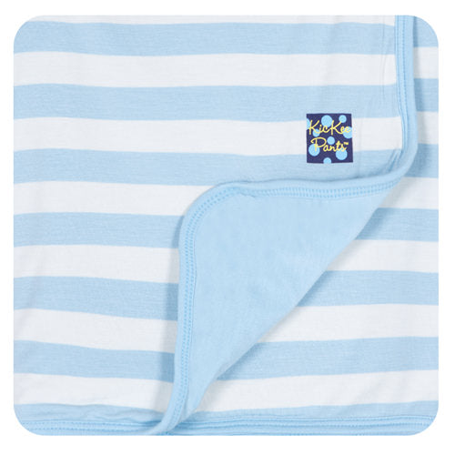 Stroller Blanket - Pond Stripe