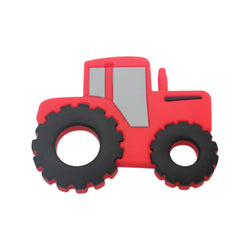 Tractor Teether - Red