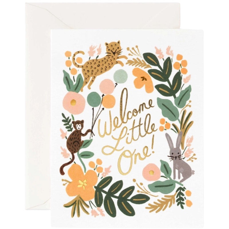 Menagerie Baby Greeting Card