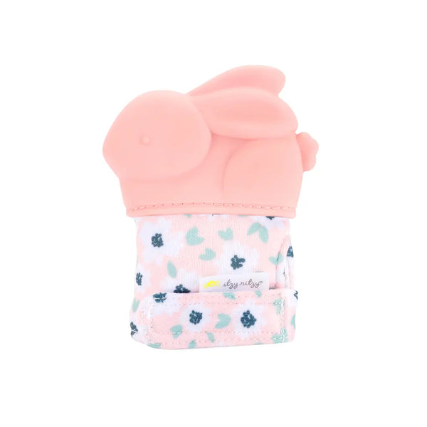 Teething Mitt - Pink Bunny