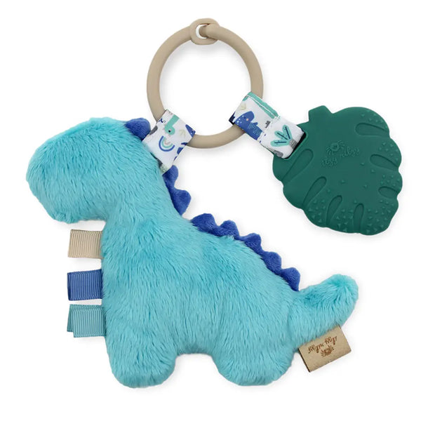 Itzy Pal Plush + Teether - Dino