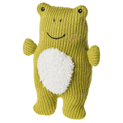 Knitted Frog Rattle