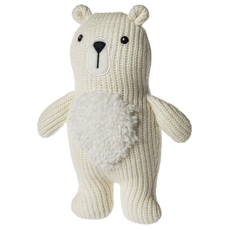 Knitted Polar Bear Rattle