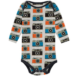 Long Sleeve One Piece - Vintage Cameras