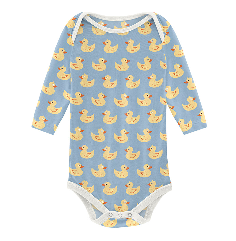 Long Sleeve One Piece - Pond Rubber Ducks