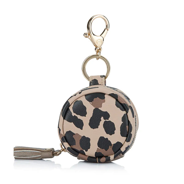 Leopard Diaper Bag Charm Pod Keychain