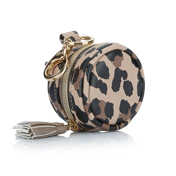 Leopard Diaper Bag Charm Pod Keychain