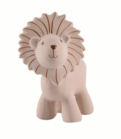 Lion - Organic Rubber Rattle, Teether & Bath Toy
