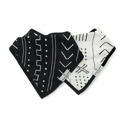 Bandana Bib Set Mudcloth