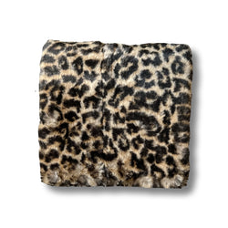 Faux Fur Mini Blanket Leopard
