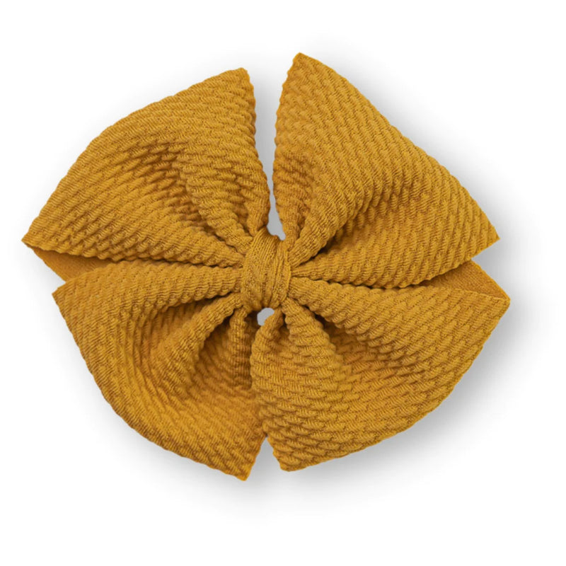 Mustard Butterfly Bow (One Size)