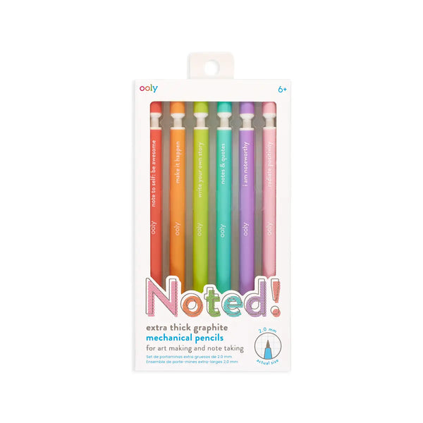 Ooly Noted! Graphite Mechanical Pencils - Set of 6