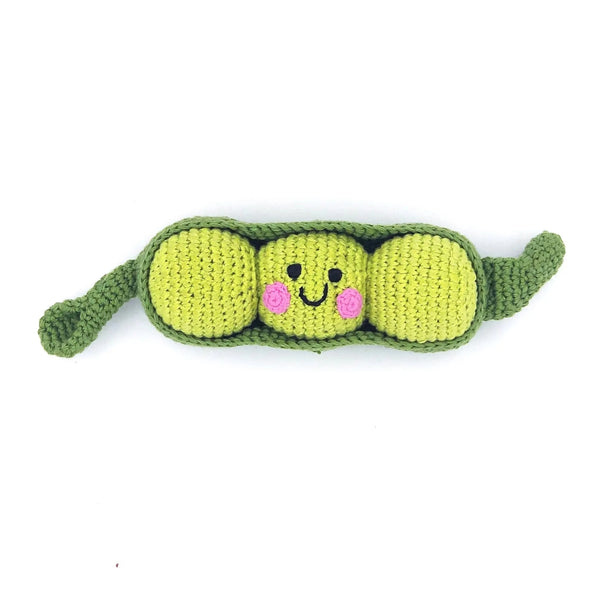 Friendly Peapod Rattle