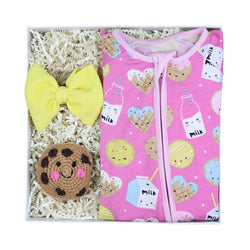 milk and cookies baby gift