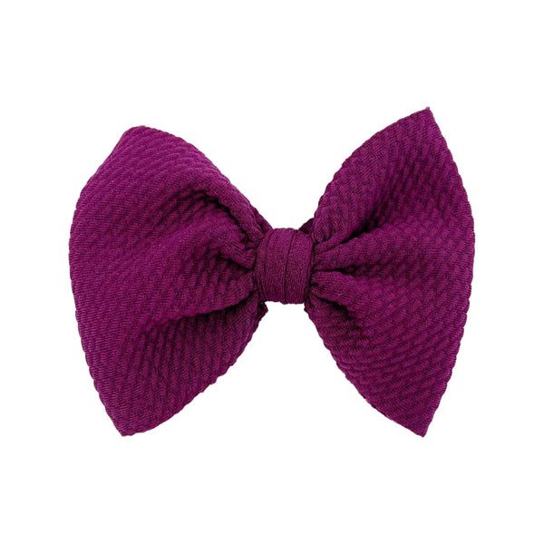 Plum Skinny Bow (One Size)