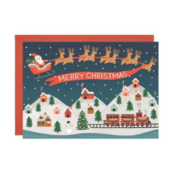 Santa's Village Greeting Card