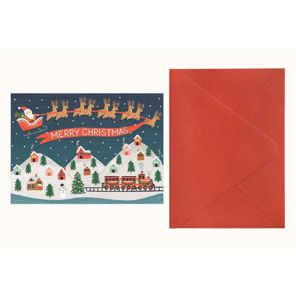 Santa's Village Greeting Card