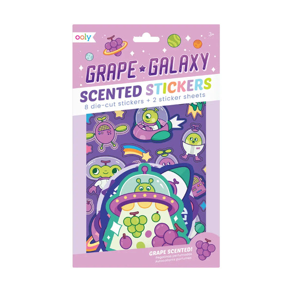 Ooly Grape Galaxy Scented Stickers