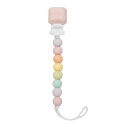 Lolli Gem Pacifier Clip - Cotton Candy