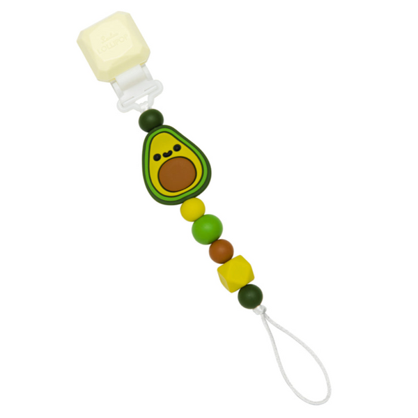 Avocado Darling Pacifier Clip