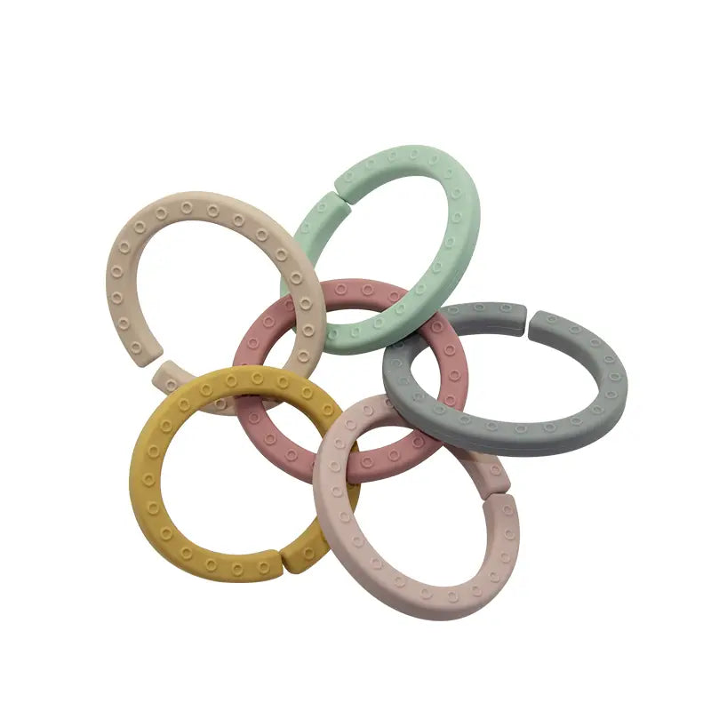 Silicone Toy Link Rings / Teethers