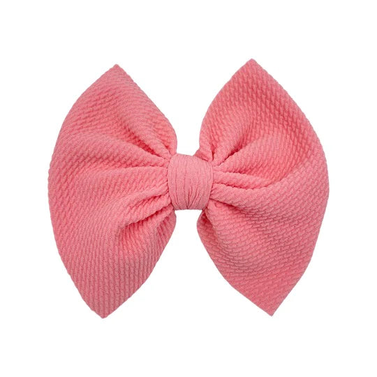 Sunny Pink Big Bow (One Size)