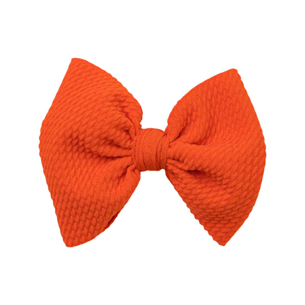 Tangerine Skinny Bow (One Size)