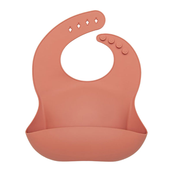 Silicone Bib - Terra Cotta