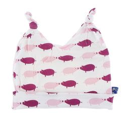 Double Knot Hat, Natural Pigs