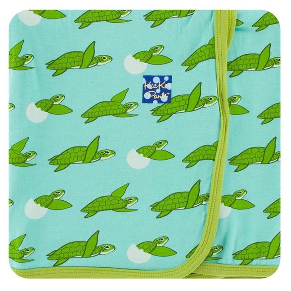 Bamboo Swaddle - Glass Sea Turtles