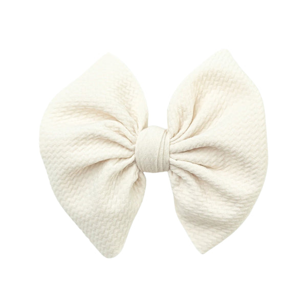 Vanilla Big Bow (One Size)