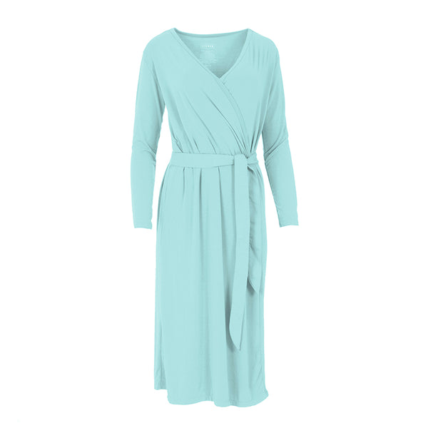 Women's Bamboo Robe - Summer Sky