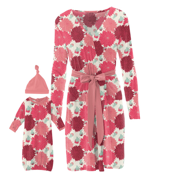 Women's Bamboo Maternity Robe & Gown Set - Dahlia